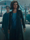 Americans Fashion Alita Battle Angel Rose Salazar Black Coat
