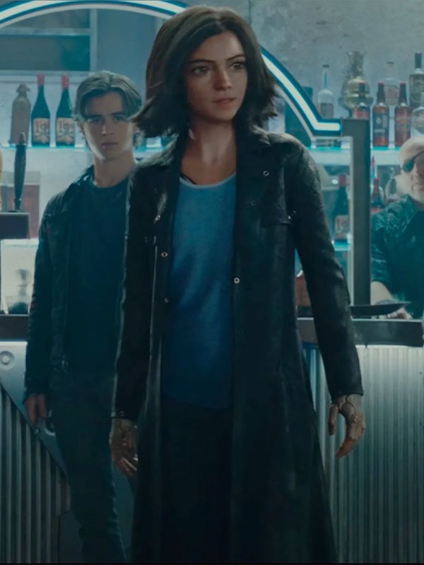 Americans Fashion Alita Battle Angel Rose Salazar Black Coat