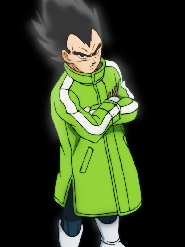 Americans Fashion Dragon Ball Super Vegeta Green Jacket