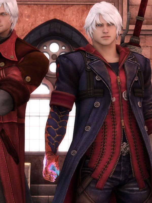 Americans Fashion Devil May Cry 4 Nero Blue Coat