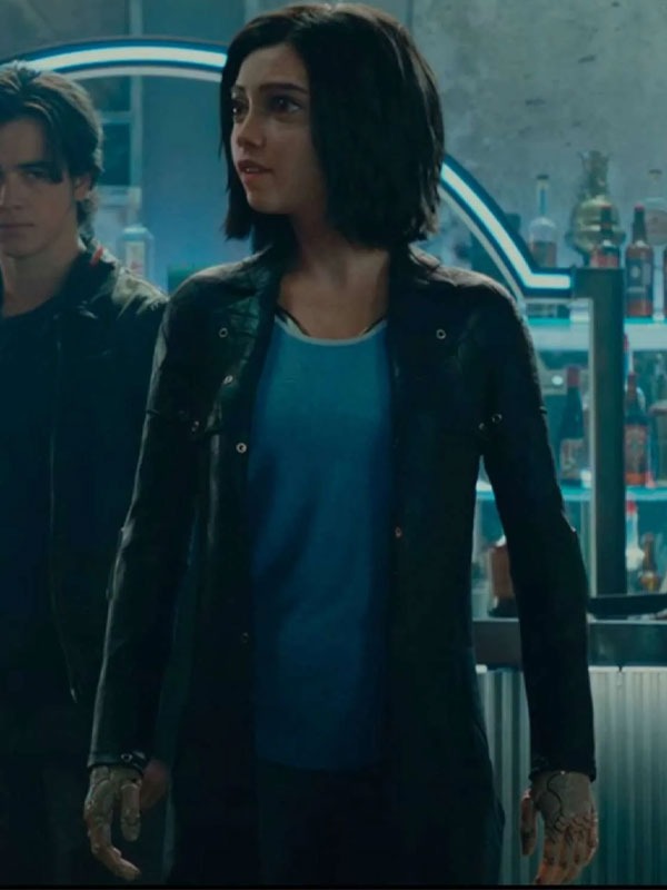 Americans Fashion Alita Battle Angel Rose Salazar Black Coat