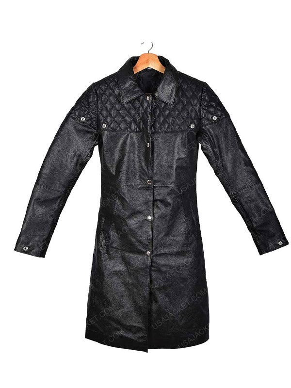 Americans Fashion Alita Battle Angel Rose Salazar Black Coat