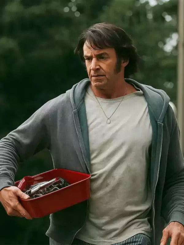 Americans Fashion Song Sung Blue Hugh Jackman Grey Hoodie