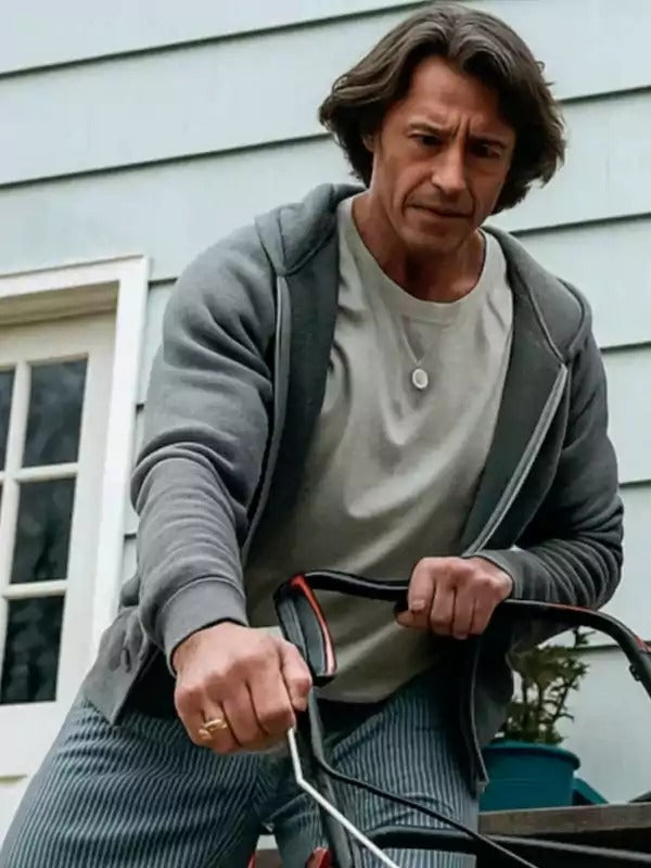 Americans Fashion Song Sung Blue Hugh Jackman Grey Hoodie