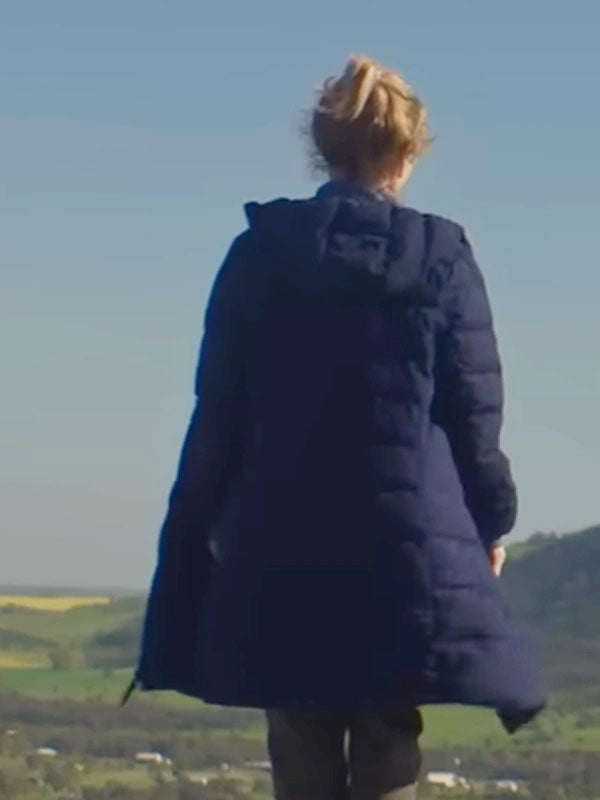 Americans Fashion The Travellers Susie Porter Blue Coat
