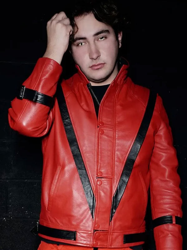 Americans Fashion Michael Jackson Thriller Red Jacket