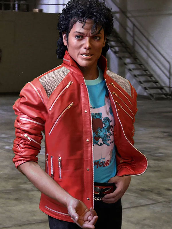 Americans Fashion Michael Jackson Beat It Red Jacket
