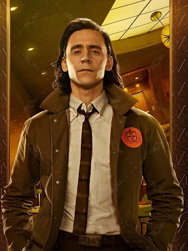 Americans Fashion Loki Tom Hiddleston Brown Jacket