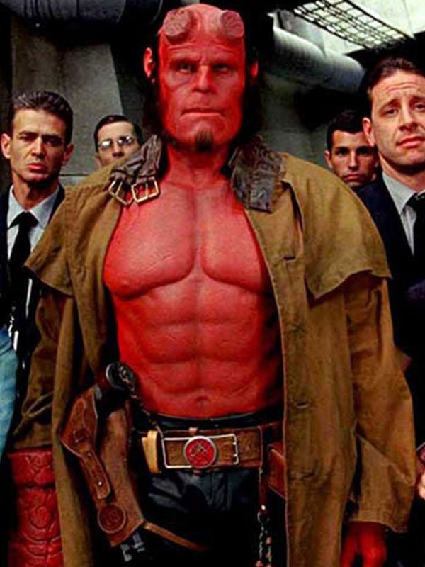 Americans Fashion Hellboy 2 The Golden Army Ron Perlman Brown Coat