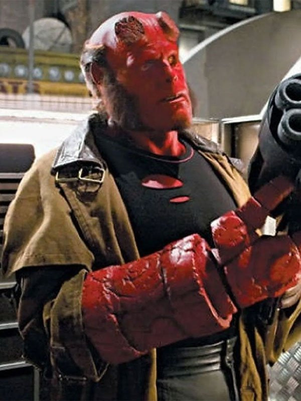 Americans Fashion Hellboy 2 The Golden Army Ron Perlman Brown Coat
