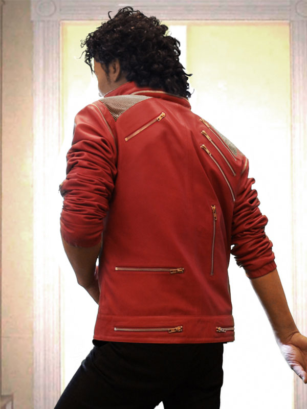 Americans Fashion Michael Jackson Beat It Red Jacket