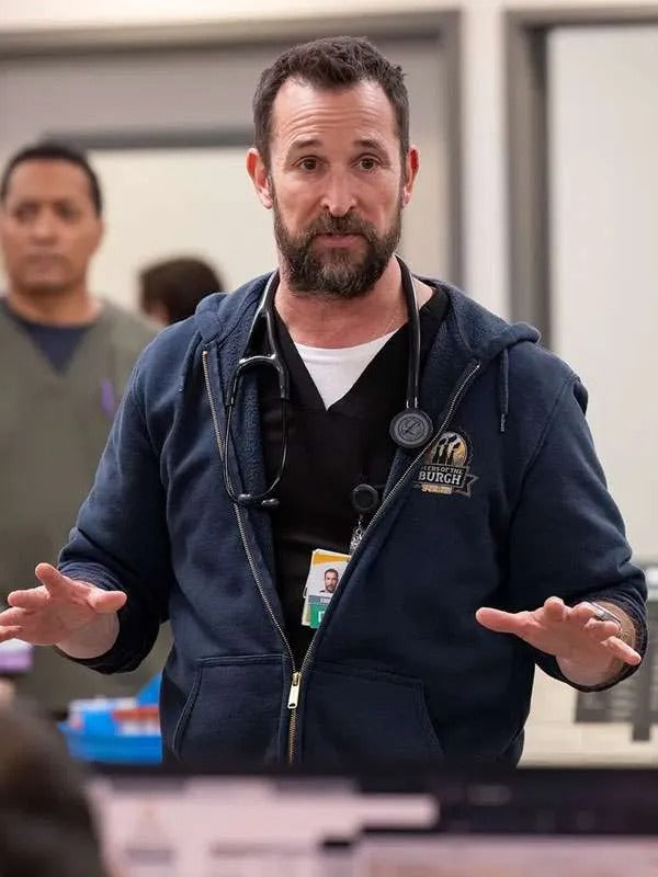 Americans Fashion Dr Michael Robinavitch The Pitt Blue Hoodie