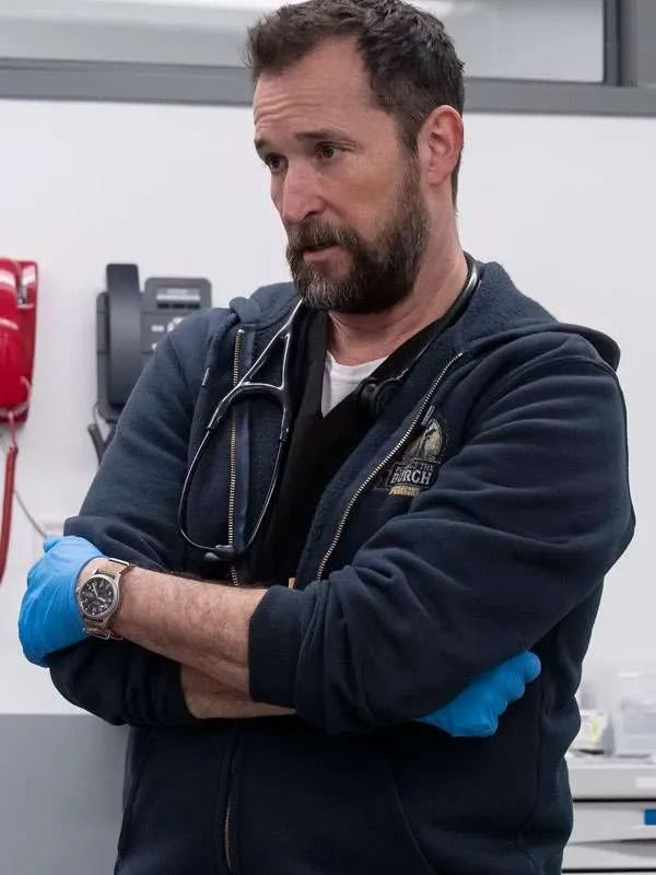 Americans Fashion Dr Michael Robinavitch The Pitt Blue Hoodie