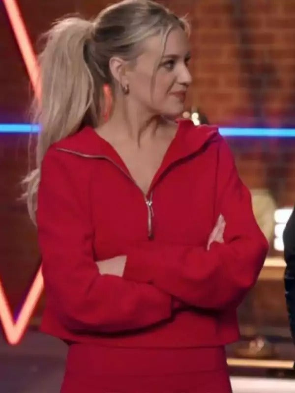Americans Fashion The Voice S27 Kelsea Ballerini Red Hoodie