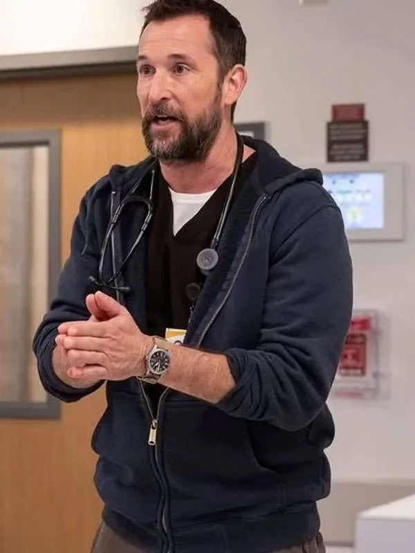 Americans Fashion Dr Michael Robinavitch The Pitt Blue Hoodie