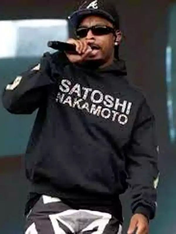 Americans Fashion 21 Savage Satoshi Nakamoto Black Hoodie
