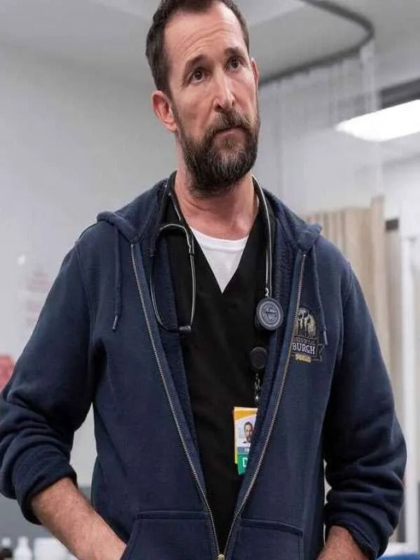 Americans Fashion Dr Michael Robinavitch The Pitt Blue Hoodie