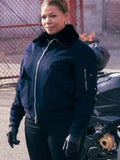 Americans Fashion The Equalizer Queen Latifah Blue Jacket