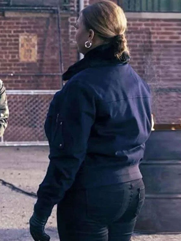 Americans Fashion The Equalizer Queen Latifah Blue Jacket