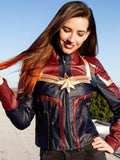 Americans Fashion Captain Marvel Brie Larson Jacket