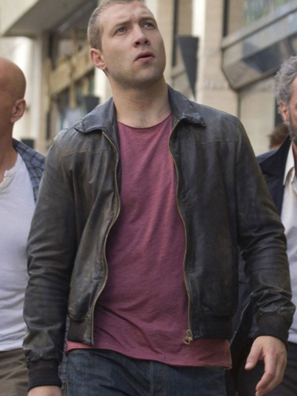 Americans Fashion A Good Day To Die Hard Jai Courtney Black Jacket
