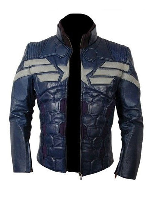 Americans Fashion Captain America The Winter Soldier Steve Rogers Blue Jacket