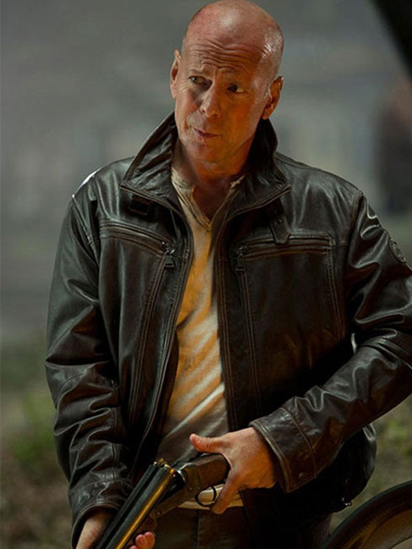 Americans Fashion A Good Day To Die Hard 5 Bruce Willis Black Jacket
