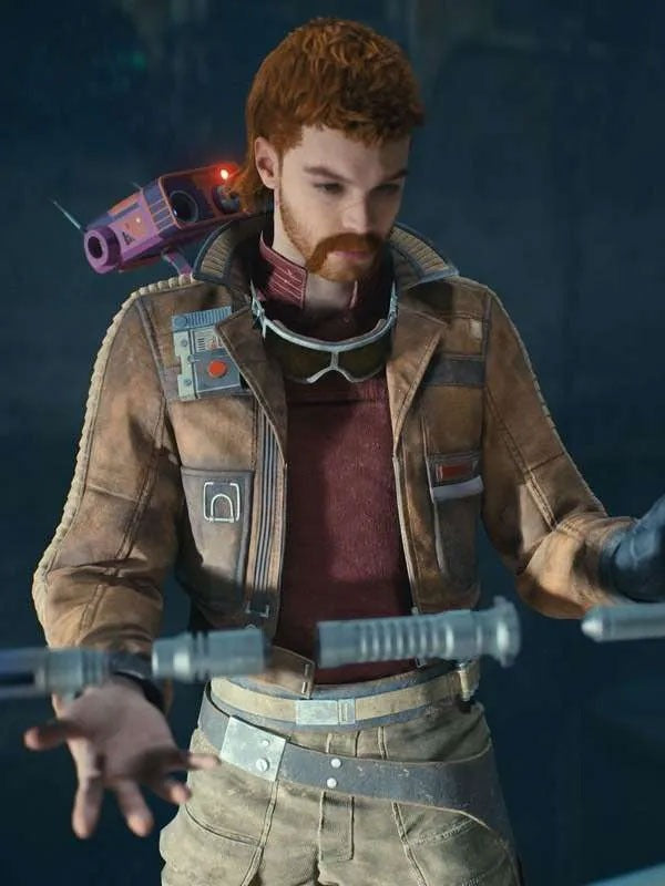 Americans Fashion Star Wars Jedi Survivor Cal Kestis Brown Jacket