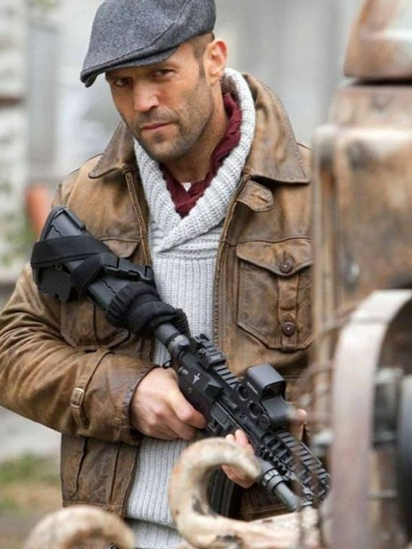 Americans Fashion The Expendables 2 Jason Statham Brown Jacket