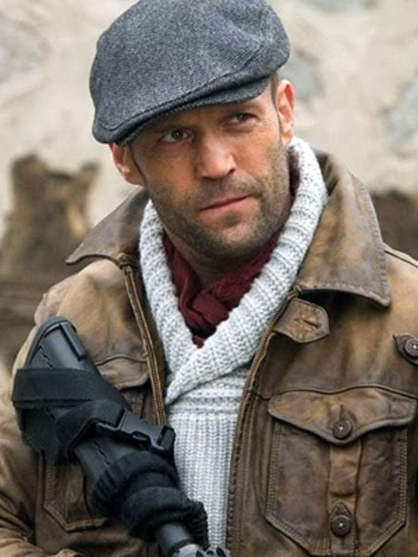 Americans Fashion The Expendables 2 Jason Statham Brown Jacket