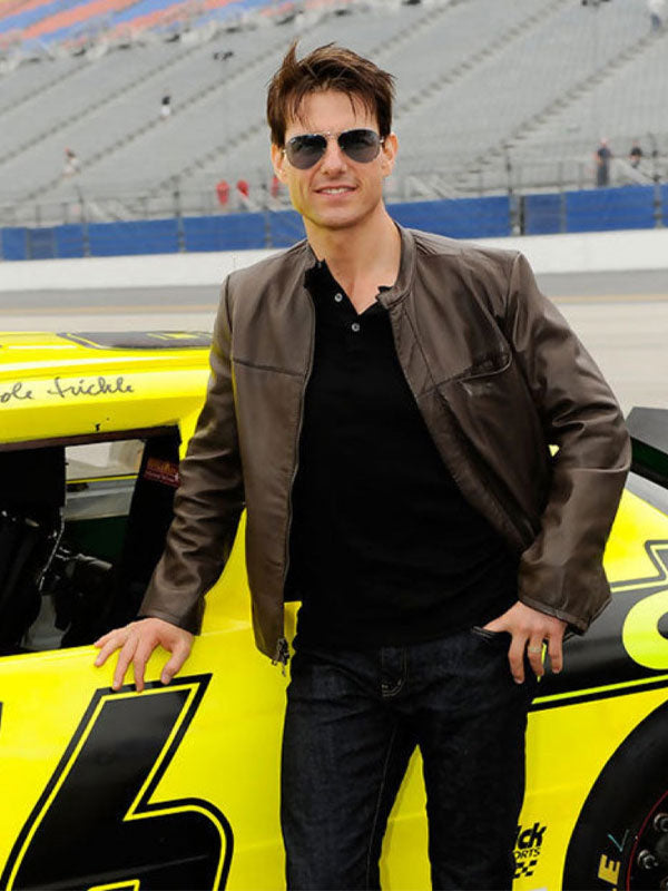 Americans Fashion Tom Cruise Brown Jacket