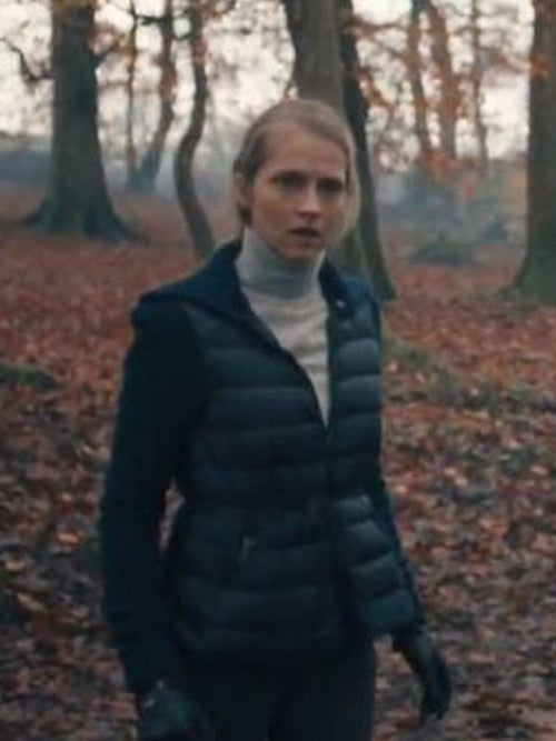 Americans Fashion A Discovery of Witches Teresa Palmer Black Puffer Jacket