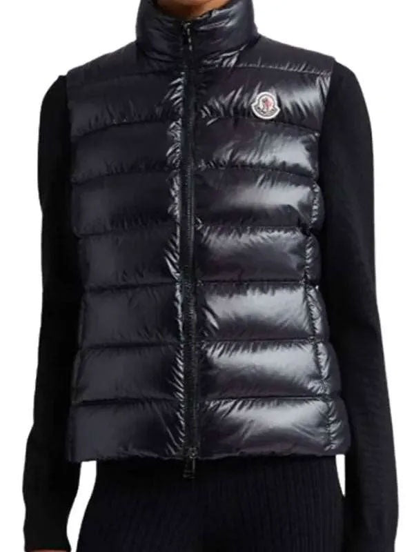 Americans Fashion Giada in My Kitchen Giada De Laurentiis Black Puffer Vest