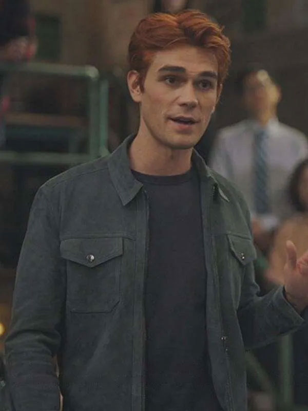 Americans Fashion Riverdale KJ Apa Gray Jacket