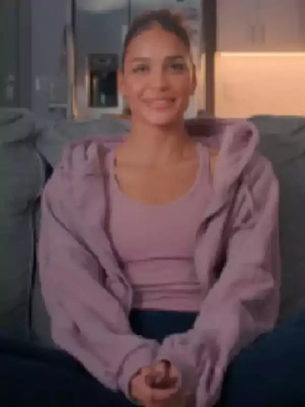 Americans Fashion America’s Sweethearts S02 Pink Crooped Hoodie