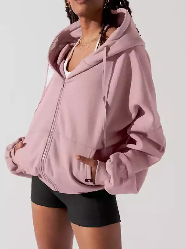 Americans Fashion America’s Sweethearts S02 Pink Crooped Hoodie
