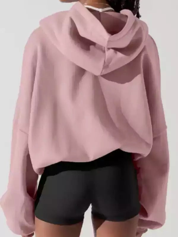 Americans Fashion America’s Sweethearts S02 Pink Crooped Hoodie