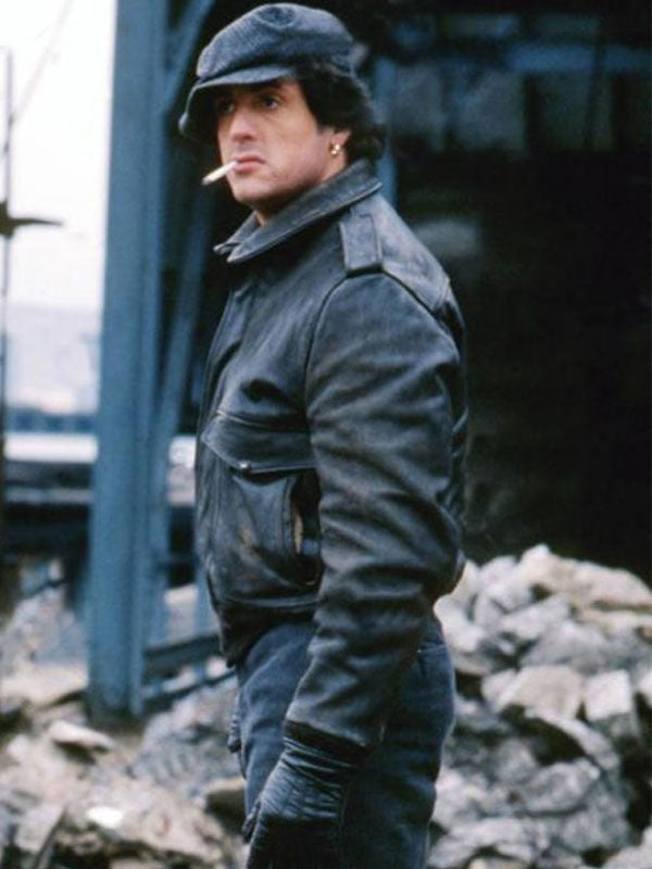 Americans Fashion Paradise Alley Sylvester Stallone Black Jacket