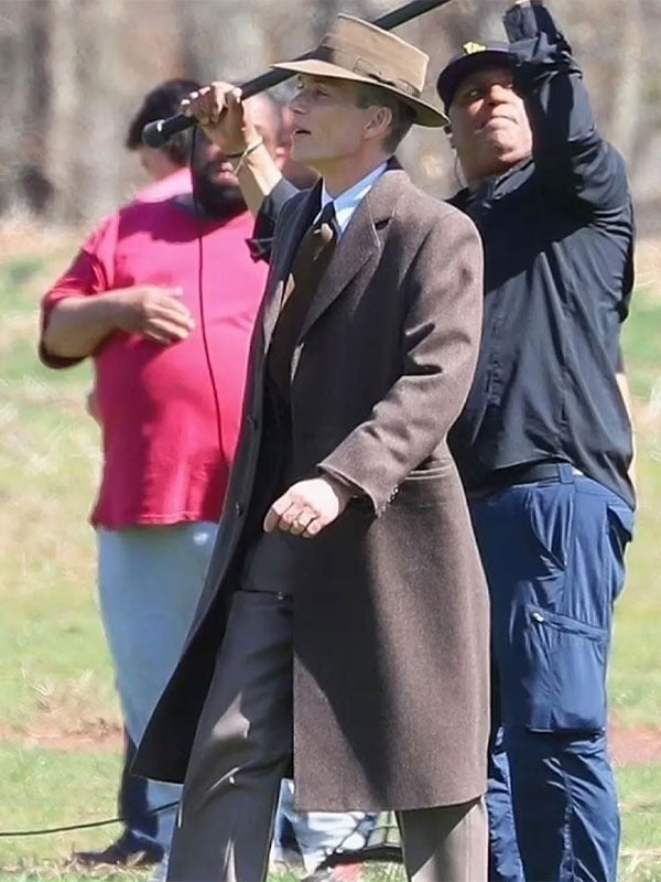 Americans Fashion Oppenheimer Cillian Murphy Brown Coat