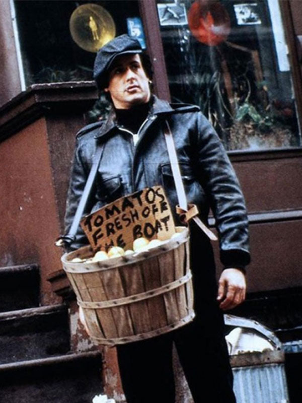 Americans Fashion Paradise Alley Sylvester Stallone Black Jacket
