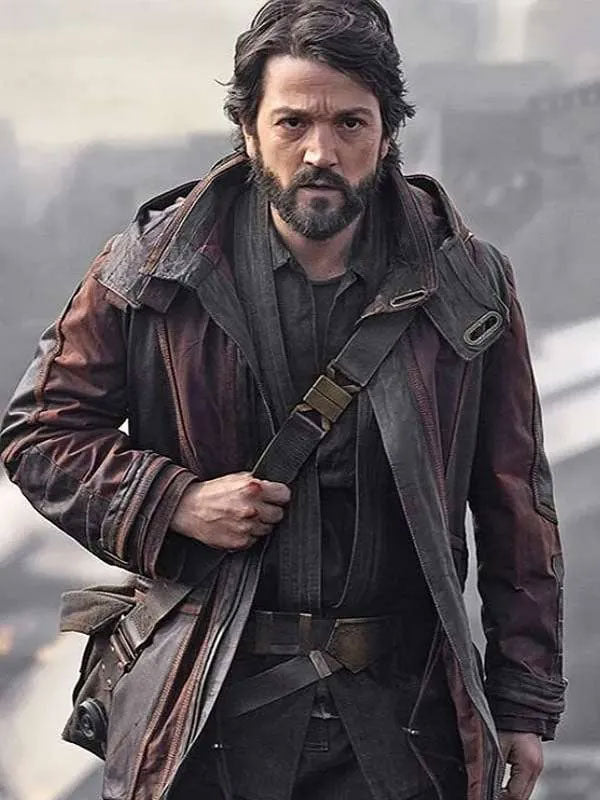 Americans Fashion Star War Andor Diego Luna Brown Coat