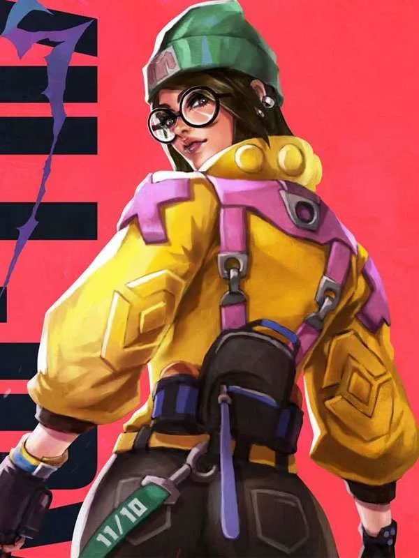 Americans Fashion Valorant Killjoy Yellow Jacket
