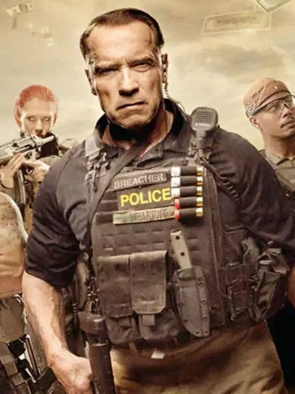 Americans Fashion Sabotage Arnold Schwarzenegger Black Vest