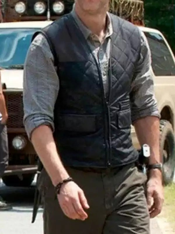 Americans Fashion Walking Dead David Morrissey Black Vest