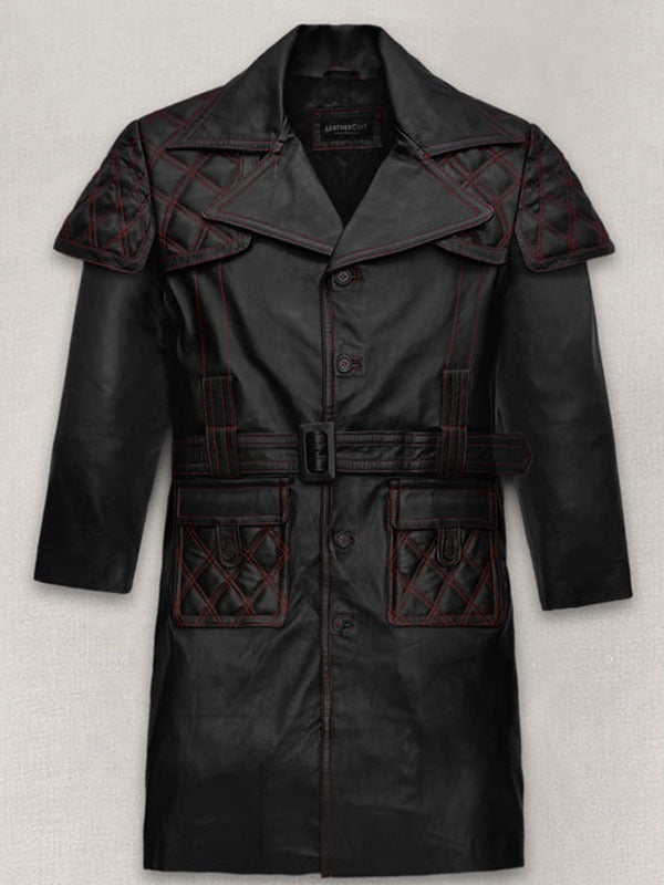 Americans Fashion Elvis Presley Black Long Coat