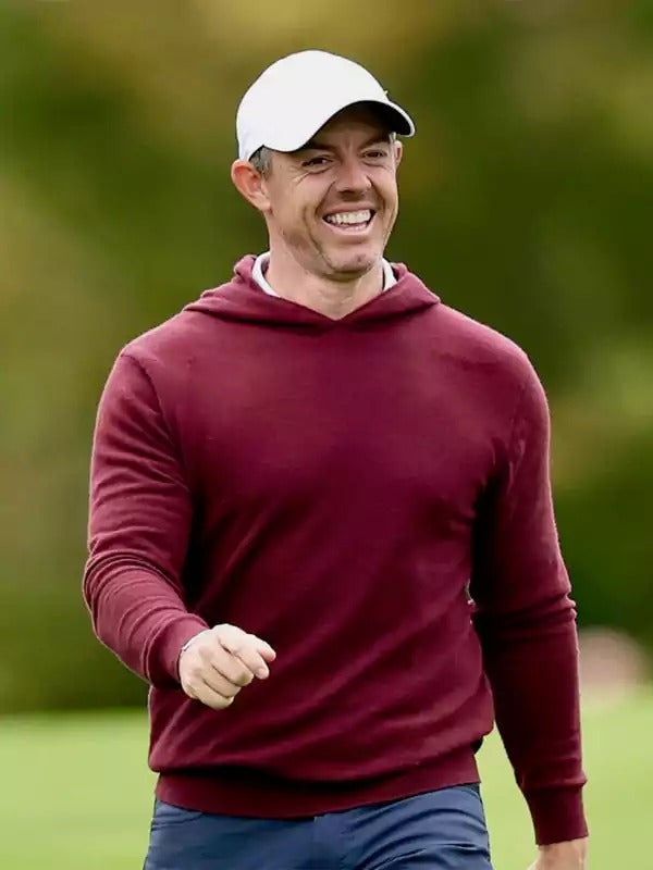 Americans Fashion Irish Open Rory McIlroy Maroon Hoodie