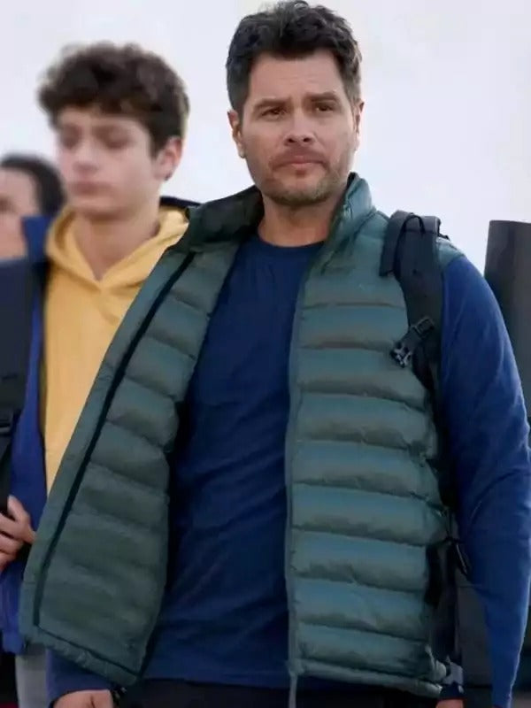 Americans Fashion Journey to You Erik Valdez Green Puffer Vest