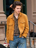 Americans Fashion A Complete Unknown Timothee Chalamet Brown Jacket