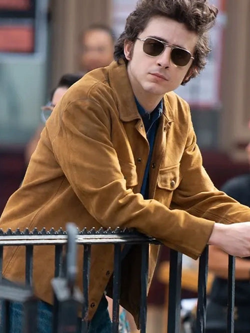 Americans Fashion A Complete Unknown Timothee Chalamet Brown Jacket