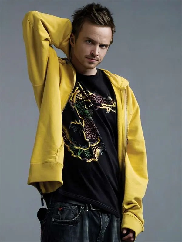 Americans Fashion Jesse Pinkman Breaking Bad Yellow Hoodie